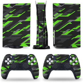 Camo Texture Style 5 Skin Controller Accessories Cover Skins Anime Vinyl Cover Sticker Full Set for 5 Disc Edition