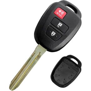 Key Fob Remote Replacement Fits for Toyota RAV4 Tacoma Prius-C 4Runner 2013-2021, Keyless Entry Remote Control Replace 89070-42820 89070-42D30, 3 Button HYQ12BDM HYQ12BEL H Chip
