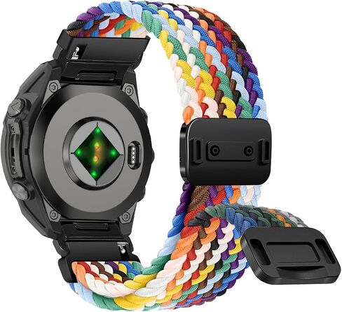 26mm Quickfit Watch Band متوفرة مع Garmin Fenix ​​8 Amoled 51mm/7x Pro/7x/6x Pro/6x ، حزام بديل منسوج من النايلون لـ Enduro 3/Descent Mk3i/Instinct 2x/Tactix 7/Quatix 7x in Kuwait