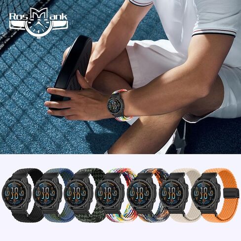 26mm Quickfit Watch Band متوفرة مع Garmin Fenix ​​8 Amoled 51mm/7x Pro/7x/6x Pro/6x ، حزام بديل منسوج من النايلون لـ Enduro 3/Descent Mk3i/Instinct 2x/Tactix 7/Quatix 7x in Kuwait