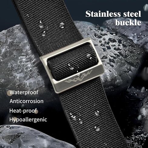 2 Pack Stretchy Nylon Band Compatible with Apple Watch Ultra 2/Ultra 49mm,46mm/45mm/44mm/42mm/41mm/40mm/38mm,Wide Soft Solo Loop Replacement Strap for iwatch Series 10/9/8/7/6/5/4/3/2/1 SE Women Men in Saudi Arabia
