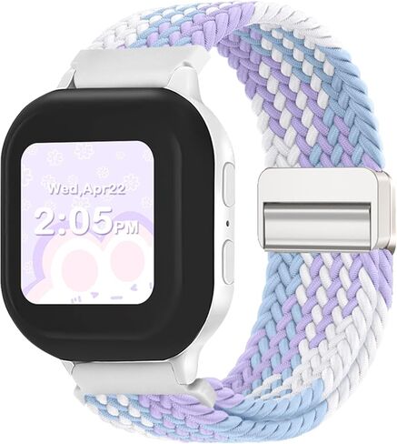 For Synup-Watch Gizmo-Watch Band for kids - 3Pack Braided Nylon Elastic Adjustable Replacement Bands for Gizmo Watch 3 2 1/ Sync up Kids Watch/JrTrack 3 Watch for Girls Boys in Saudi Arabia