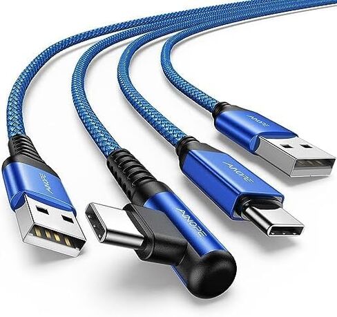 Ainope [2 pack ، 6.6 قدم كابل USB C [90 ° و 180 ° زاوية] in Kuwait