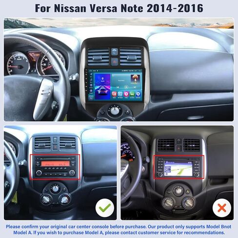 ستيريو سيارة Sixwin Android لـ Nissan Versa Note 2014-2016 مع Carplay اللاسلكي Android Auto Mirror Link 2g+64g in Kuwait