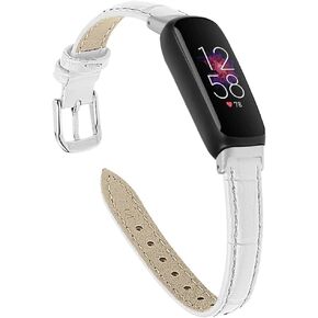 Band Compatible with Fitbit Inspire 3 Bands Replacement Genuine Leather Wristband Quick Release Straps Watch Bands for Fitbit Inspire 3 Smartwatch Accessories
