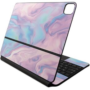 Skin Compatible with Apple Magic Keyboard for iPad Air 13-inch (M2) 2024 - Pastel Wave - Premium 3M Vinyl Protective Wrap Decal Cover - Easy to Apply | Crafted in The USA by MightySkins