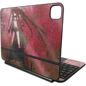 Glossy Glitter Skin Compatible with Apple Magic Keyboard for iPad Pro 11‑inch (M4) 2024 - Anime - Premium 3M Vinyl Protective Wrap Decal Cover - Easy to Apply | Crafted in The USA by MightySkins