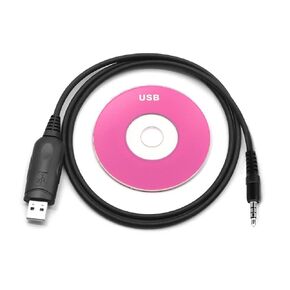 USB Program Cable for Yaesu Vertex Standard Radio FT-2DR FT-60R FT-70D VX-2R VX-3R VX-231 VX-261 VX-451 Walkie Talkie Clone Cord Cat Lead Wire CT-42 CT-106 3.5mm 1-pin