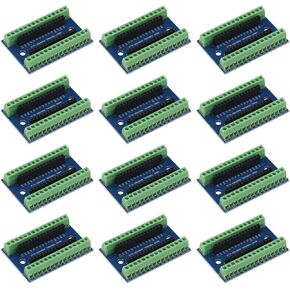 12PCS Nano V3.0 3.0 Controller Terminal Adapter Expansion Board Nano IO Shield Simple Extension Plate for Arduino Mano AVR ATMEGA328P