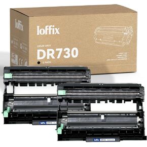 DR730 Drum Unit Compatible for Brother Drum DR-730 DR730 Work with MFC-L2750DW MFC-L2710DW MFC-L2750DWXL HL-L2390DW HL-L2350DW DCP-L2550DW HL-L2370DW Printer (2 Drums, NOT Toner)