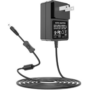 12V Switching AC Adapter, 12V 1A 2A Power Supply, for TP-Link Deco S4 M3 M4 M5 M9 X20 X55 X60 X68, XE75 X90 X4300 Pro P9 AX21 AX3000 AX3600 AX6600 AXE5400 WiFi Router Power Supply, UL Listed US Plug
