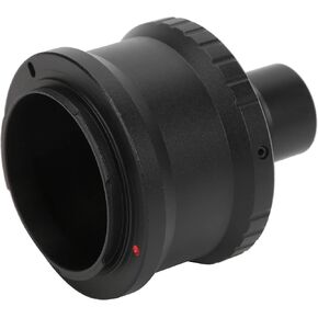 Lens Adapter, 23.2mm Microscope T Mount Tube T2 Mount Camera Adapter for E Mount Camera, M42x0.75 Interface, for Biological Microscope