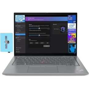 Lenovo ThinkPad T14 G4 Home & Business Laptop (Intel i7-1355U 10-Core, 16GB DDR5 3200MHz RAM, 512GB PCIe SSD,Intel UHD, 14.0" 60 Hz Touch Wide UXGA (1920x1200), Win 11 Pro) with Dockztorm Hub