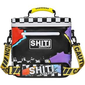 The Fueler 12 Can Customizable Ultimate Soft Party Cooler by SHITI Coolers for use at The Beach, Pool, Tailgate, or Race Track - Portable - Insulated - Leak Proof - High Performance - Extremely Cool