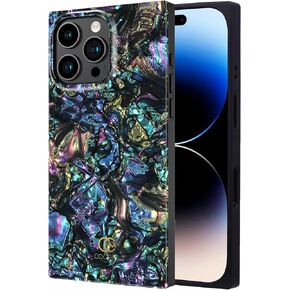 Cocomii - Rectangle Case Compatible with iPhone 16 Pro Max - Compatible with MagSafe, Opalescent Pearl, Glitter Sparkle, Glossy, Magnetic Phone Case for iPhone 16 Pro Max 6.9 inch, Abalone