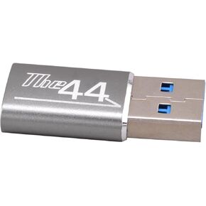 USB Type C Female to USB 3.0 A Male Adapter, Charge and Data Adaptor for Desktops, Laptops, Tablets and Smartphones with USB C Port(s)