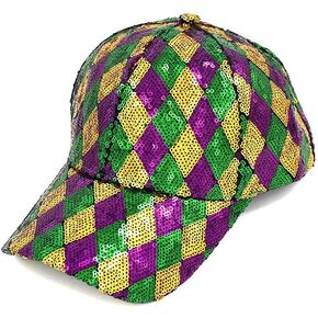 Mardi Gras Baseball Cap Multi