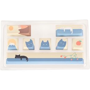 8 Keys Keyboard Keycaps, XDA PBT Keyboard Keycaps Full Cute DIY Mechanical Keycaps for 61 87 104 108 Keyboard (Type 3)