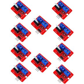 Acxico 10Pcs IRF520 Power MOSFET Driver Module For Arduino MCU ARM Raspberry pi
