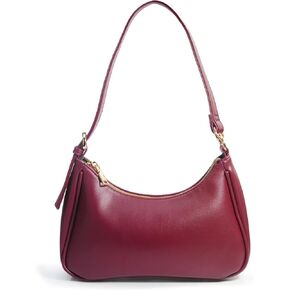 Women's Crescent Shoulder Bag Vegan Leather Chain Cross body bag Convertible Handbag