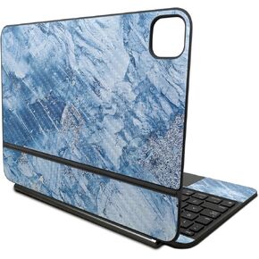 Carbon Fiber Skin Compatible with Apple Magic Keyboard for iPad Pro 11‑inch (M4) 2024 - Winter Rock - Premium 3M Vinyl Protective Wrap Decal Cover - Easy to Apply | Crafted in The USA by MightySkins