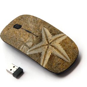 [ Optical 2.4G Wireless Mouse [ Beach Starfish ]