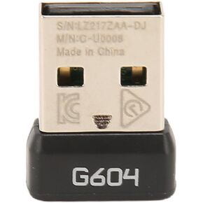 Ashata USB Dongle Mouse Activer Adapter لـ G604 ، مستقبل 2.4 جرام للماوس ، محول الماوس المحمول المستقر لـ G604 Mouse