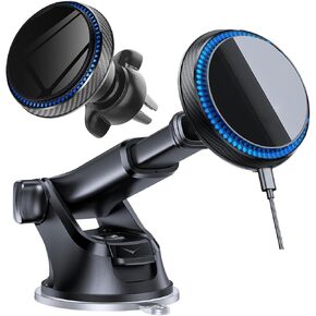 Cellet 2-in-1 Magnetic Wireless Charging Air Vent and Dashboard Phone Holder Mount