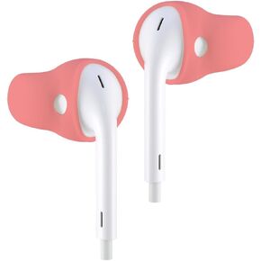 ACOUS Design Purest Earbuds Covers Anti-Slip Sport Covers Compatible with Apple EarPods and AirPods (Pale Red)