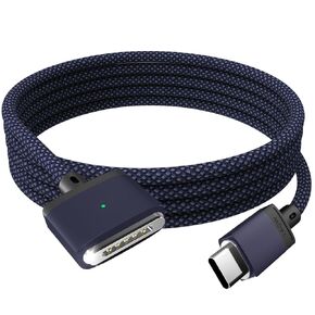 USB-C to Magnetic 3 Cable Compatible with Magsafe Black