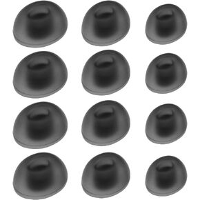 eMagTech 6 Pair Silicone Earplugs in-Ear Headphones Eartips Replacement Earbuds Headphone Attachments Compatible with JBL Live Pro 2 TWS 3 Sizes (S/M/L) Black