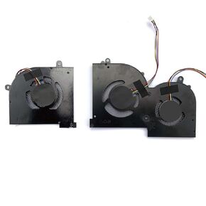 New CPU+GPU Cooling Fan Replacement for MSI GS65 GS65VR Stealth MS-16Q2 P/N: 16Q2-CPU-CW, 16Q2-GPU-CW (Do not fit for MS-16Q4 MS-16Q5) Pair Fans