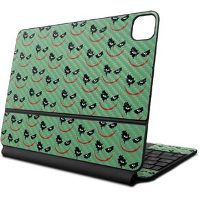 Carbon Fiber Skin Compatible with Apple Magic Keyboard for iPad Air 11-inch (M2) 2024 - Why So Serious - Premium 3M Vinyl Protective Decal Cover - Easy to Apply | Crafted in The USA by MightySkins