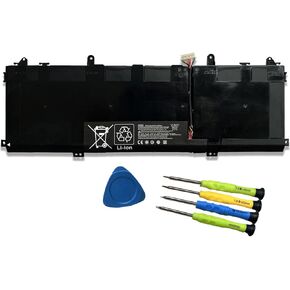 SU06XL L29184-005 Battery Replace for HP Spectre X360 15-df1033dx 15-df1043dx 15-df0013dx 15-df0033dx 15- df0xxx 15-df1xxx 15t-df000 15-DF 15T-DF Series L29048-271 SU06084XL 11.55V 84.08Wh 6-Cell