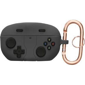 kwmobile Silicone Case Compatible with Sony WF-1000XM5 Case Cover - Game Controller Black