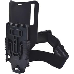 Mid-Low Ride Holster Platform Adapter Universal Belt Loop Receiver Mounts with Elastic Leg Strap,Fit 2.25in Belt Width