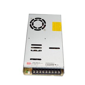 LRS-450-12 450W 12V 37.5A Industrial Switching Power Supply - 90% Efficiency, 1U Low Profile, 90-264VAC, Active PFC, Full Protections, 5G Vibration Resistant