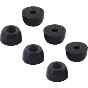 ALXCD Foam Eartips Replacement for Jabra Elite 75t Headphones, Medium Size Soft Memory Foam Ear Tips, Compatible with Jabra Elite 65t 75t Active 75t [Black][M]