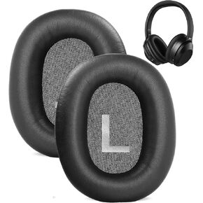 Professional Earpads Cushion Replacement Compatible with Mpow H12 ANC BH366A H10 Noise Cancelling Headphones Ear Pads with Skin-Friendly Leather and Memory Foam