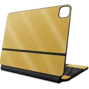 لامعة لامعة الجلد متوافق مع لوحة مفاتيح Apple Magic لـ iPad Air 11 بوصة (M2) 2024 - MARIGOLD الصلبة - غطاء صائق واقي فينيل 3M Premium 3M - يسهل تطبيقه | مصنوع في الولايات المتحدة الأمريكية من قبل Mayyskins