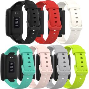 FitTurn Bands Compatible with Xiaomi Mi Band 7 Pro Watch Replacement Soft Durable Colourful Silicone Watch Band Sports Strap Wristband for Mi Band 7 Pro Smartwatch Accessories