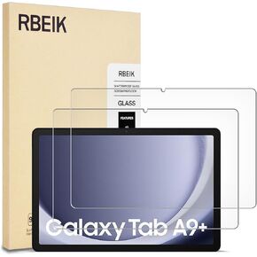 [2PACK 9H Hardness Anti-Scratch Bubble-Free Easy-Install Screen Protector Tempered Glass for Samsung Galaxy Tab A9 Plus 10.95" Tablet