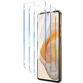3 Pack Screen Protector Designed for Motorola Moto G Stylus 5G 2024,Ultra HD Clear, Anti-Fingerprint,9H Hardness Tempered Glas Film,Scratch Resistant,Easy Install - Case Friendly,Bubble Free