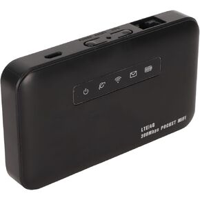 4G Router, 300Mbps Connection, Micro SIM Card Slot, Supports up to 32 Users, Portable and Secure - for Office Travel Home