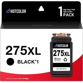 PG-275XL Black Ink Cartridges PG-275 XL Replacement for Canon Ink 275 and 276 XL for Canon 275 Black Ink for Canon PIXMA TS3522 TS3520 TR4720 (1 Black, 1 Pack)