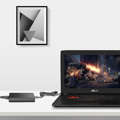 HKY 19V 6.32A 120W AC ADAPTER متوافق مع MINISFORUM UM690 UM690S فينوس سلسلة AMD RYZEN 9 MINI MICRO PC 6900HX RADEON 680M SOY-1900630-410-B PRICENT PROCITIONAR in Kuwait