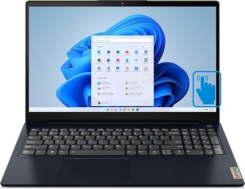 Lenovo Ideapad 3 15.6 "FHD Touchscreen Captop (10-Core Intel I5-1235U ، 40 جيجابايت من ذاكرة الوصول العشوائي ، 1 تيرابايت PCIE SSD ، Intel Iris XE ، Backlit KYB ، FP Reader ، WiFi 6 ، Bluetooth 5.2 ، SD Reader ، Win 11 Pro) W/Dkz مَركَز in Kuwait