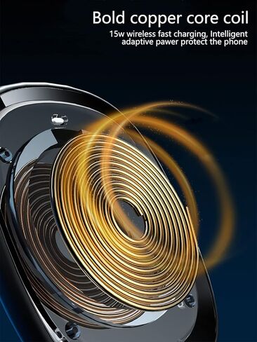 MAGNECT Wireless Car Charger Mount for Magsafe iPhone 15/15 Plus/15 Pro Max/14/14 Plus/14 Pro Max/13/13 Pro Max/12/21 حامل هاتف السيارة in Kuwait