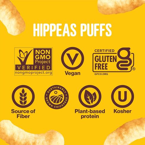 Hippeas Chickpea Puffs, Bold & Spicy Variety Pack: Barbecue, Sriracha, 0.8 Ounce (Pack of 18), 3g Protein, 2g Fiber, Vegan, Gluten-Free, Crunchy, Plant Protein Snacks in Saudi Arabia