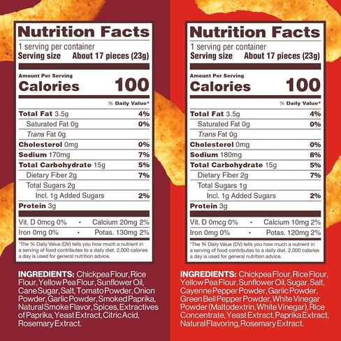 Hippeas Chickpea Puffs, Bold & Spicy Variety Pack: Barbecue, Sriracha, 0.8 Ounce (Pack of 18), 3g Protein, 2g Fiber, Vegan, Gluten-Free, Crunchy, Plant Protein Snacks in Saudi Arabia